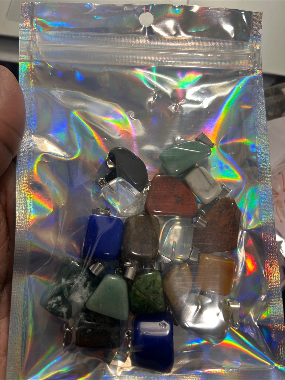 Natural Stone Pendants Resellers Lot NWOT